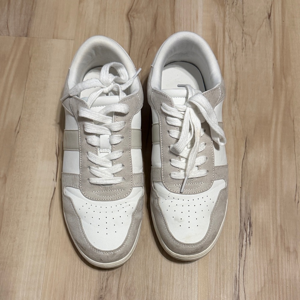Women’s White and Gray Sneakers